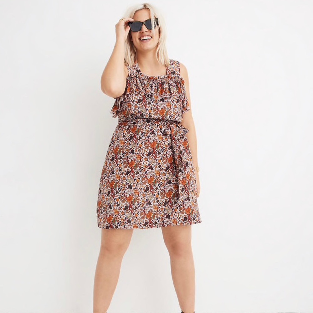 Madewell x Karen Walker silk dress